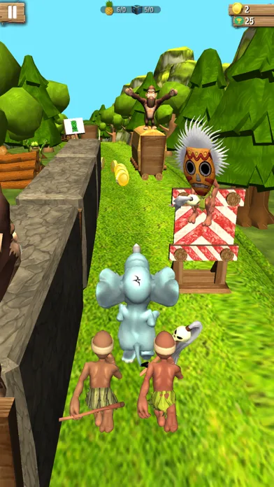Endless Jungle Animal Run 3D スクリーンショット