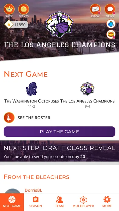 ภาพหน้าจอของ Astonishing Basketball 21