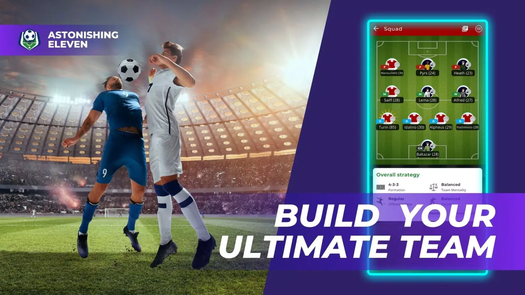 Astonishing Eleven Football應用截圖