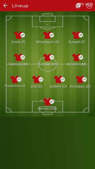 Captures d'écran de Astonishing Eleven - Soccer GM