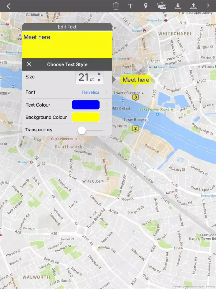 MyMap iPad Screenshots