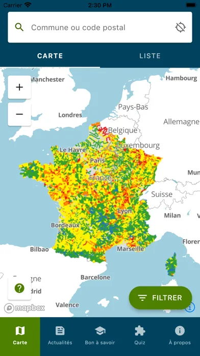 Screenshot di Qualité Rivière