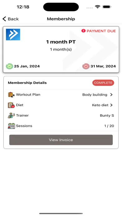 Capturas de pantalla de Corefit.Plus