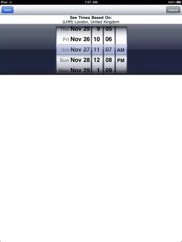 AirportZulu iPad  스크린샷