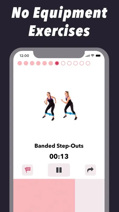 Capturas de pantalla de Resistance Band Workout Plans