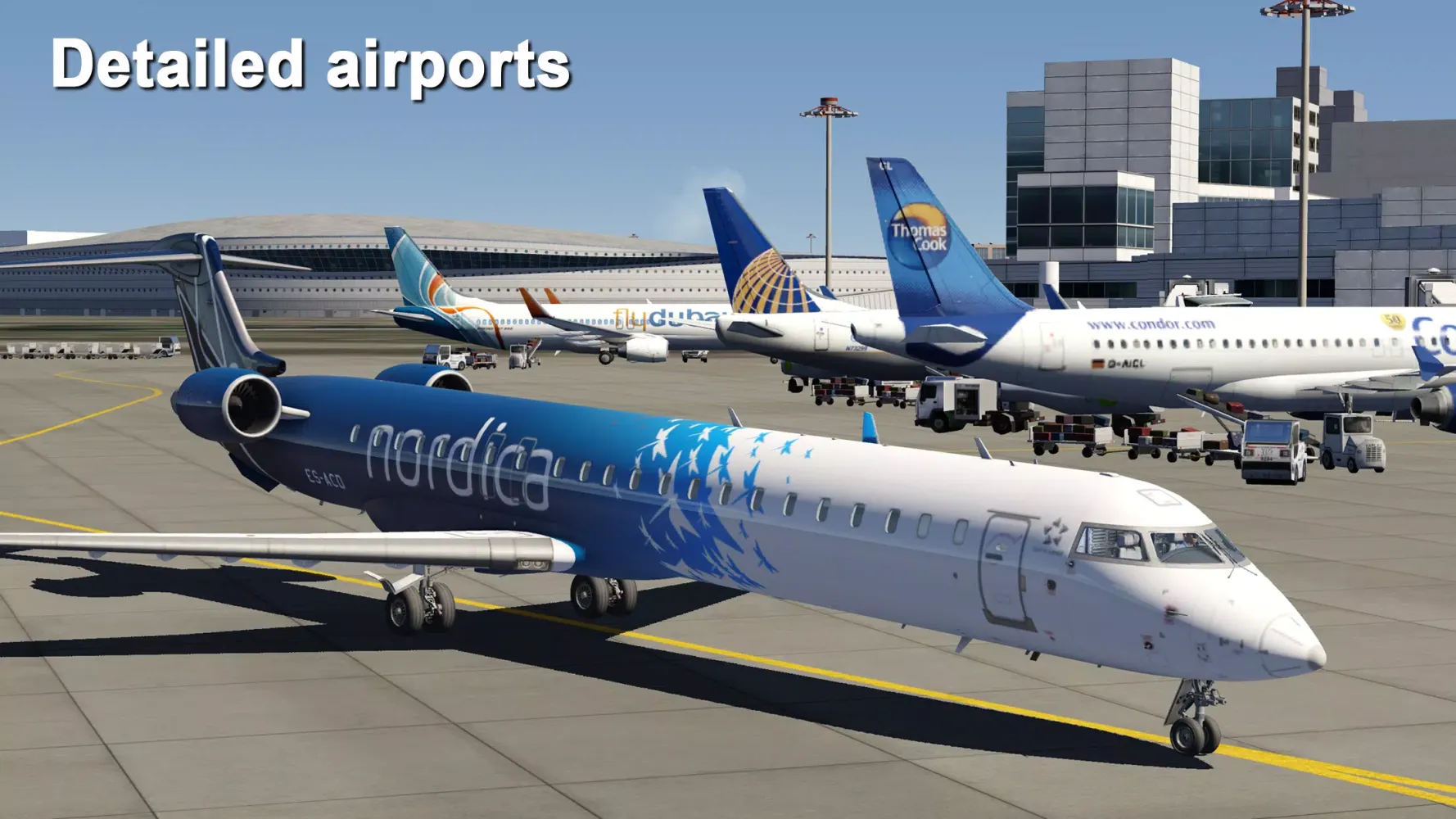 Capturas de tela do Aerofly 2023