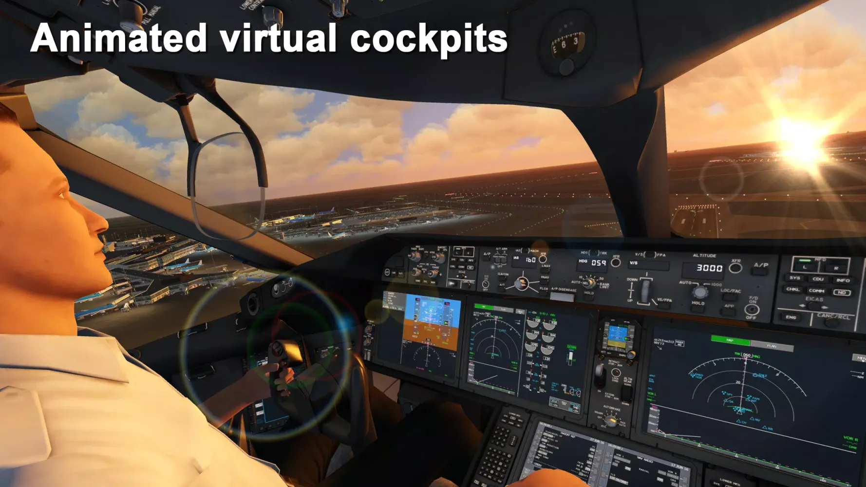 Capturas de tela do Aerofly 2023