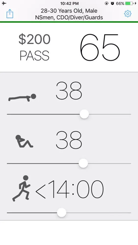 IPPT Goal سکرین شاٹس