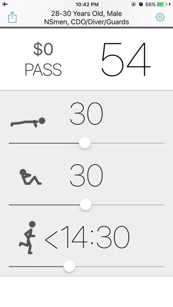IPPT Goal سکرین شاٹس