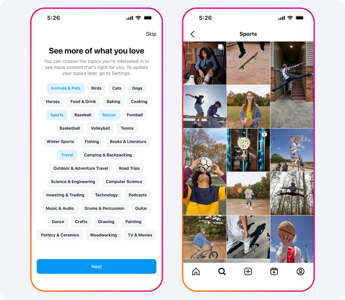 Instagram应用截图