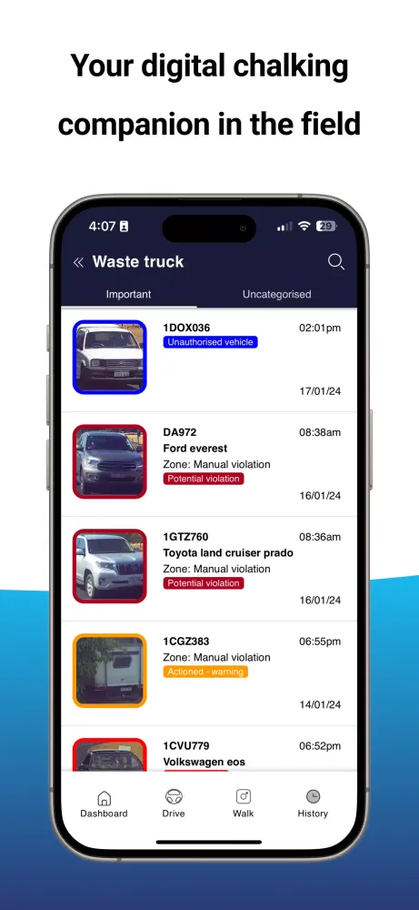 Screenshot di Aero Ranger ANPR for parking