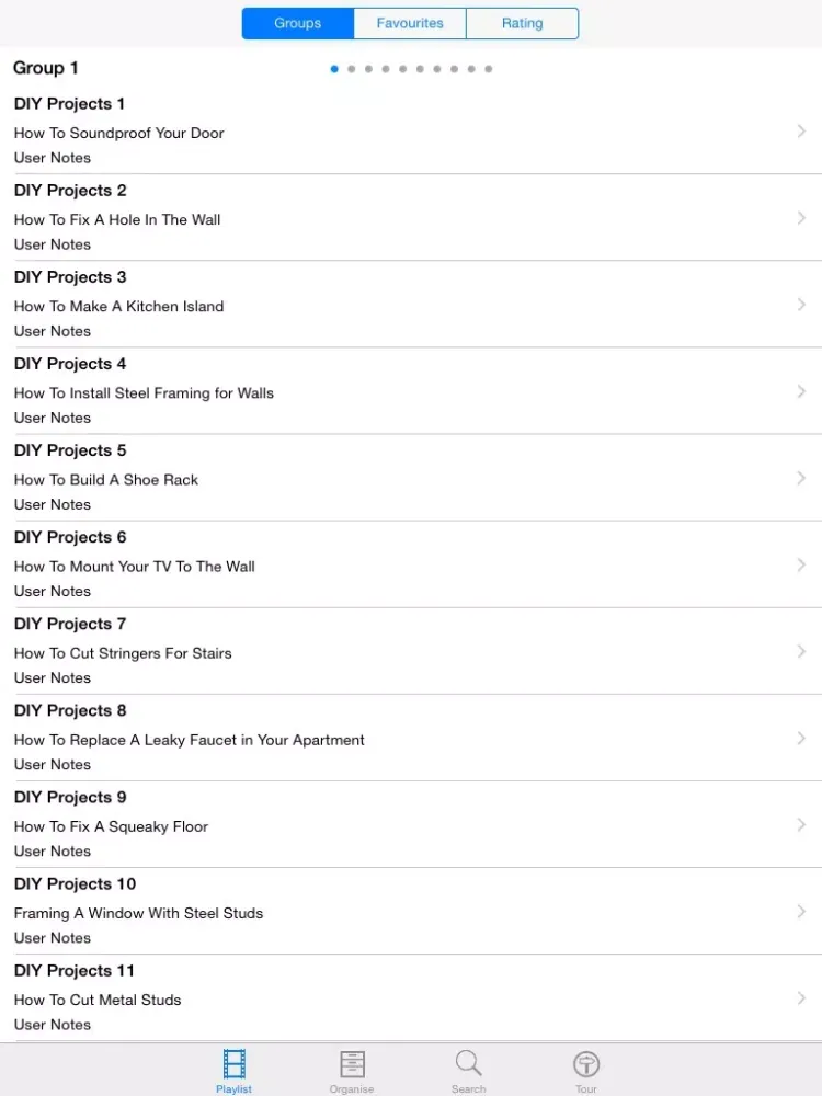 DIY Projects iPad  Screenshots