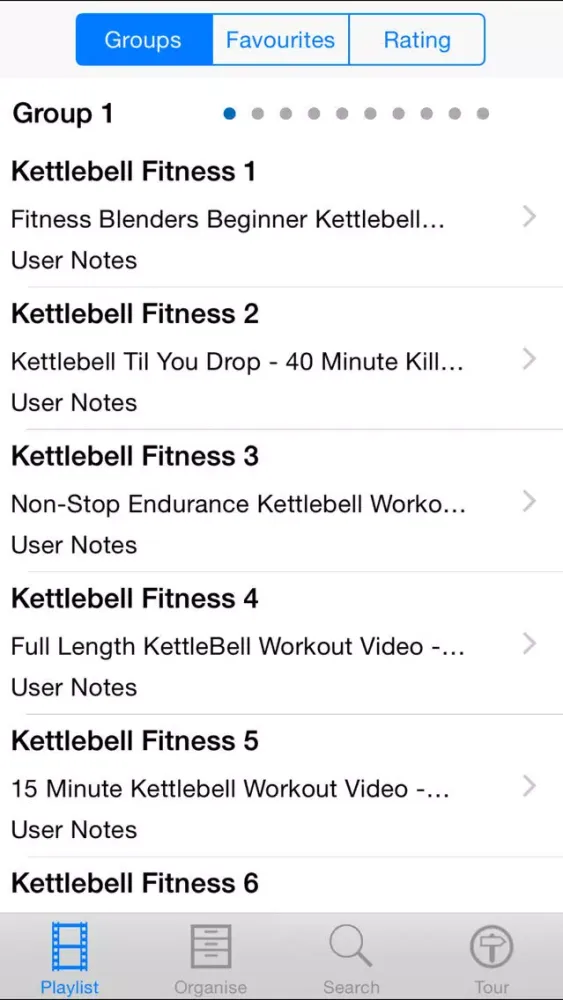 Kettlebell Fitness Ekran Görüntüleri