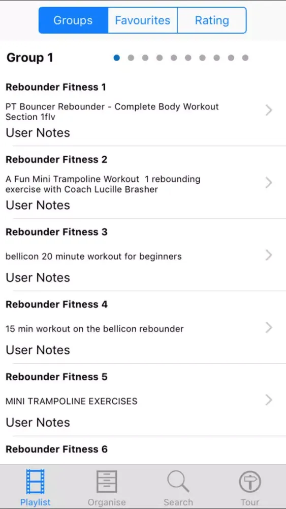 Captures d'écran de Rebounder Fitness