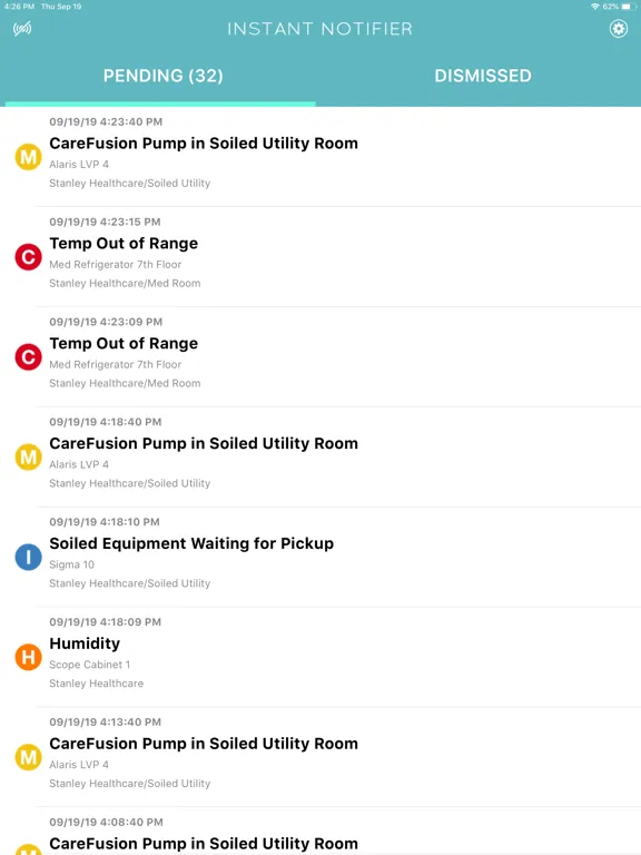 Capturas de tela do Mobile Instant Notifier iPad 