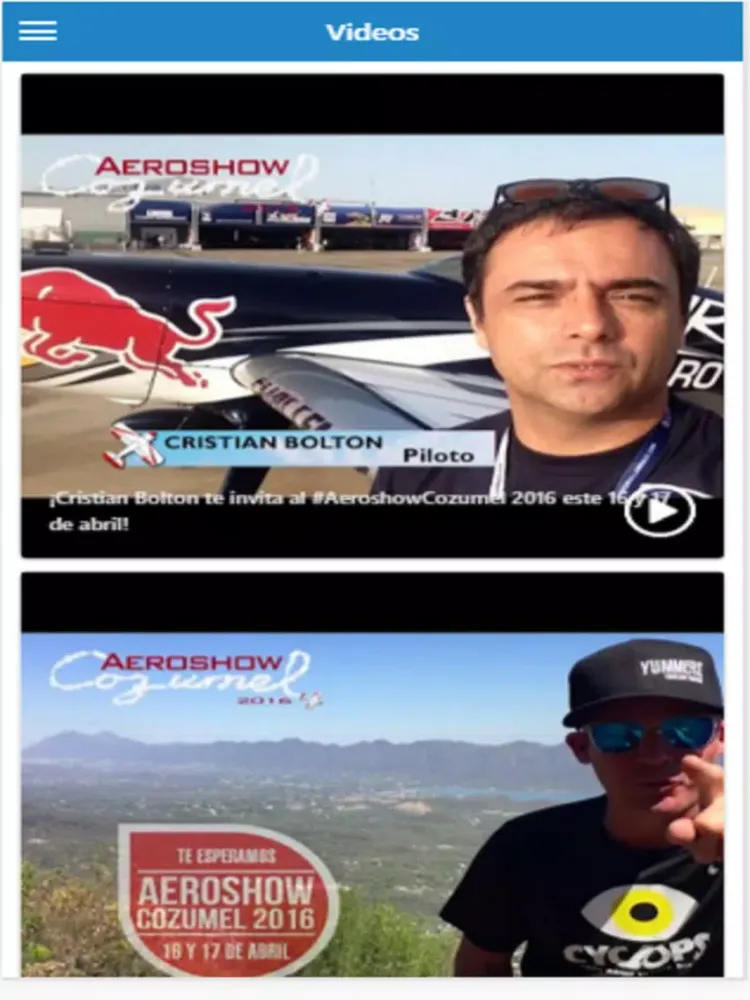 Aeroshow Cozumel iPad  스크린샷
