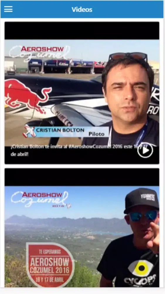 Aeroshow Cozumel 스크린샷