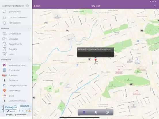 Ảnh chụp màn hình của DDL Conference iPad 