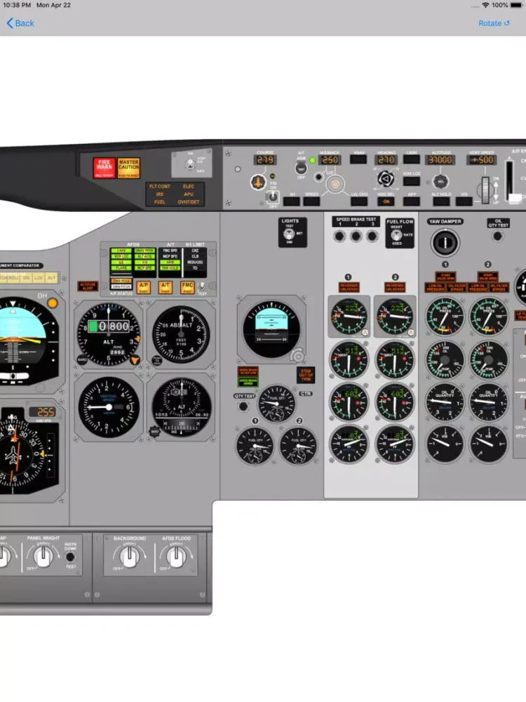 AeroStar 737-300/400/500 iPad  Screenshots