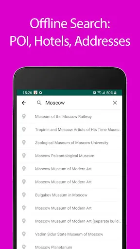 Moscow Offline Map and Travel 應用截圖