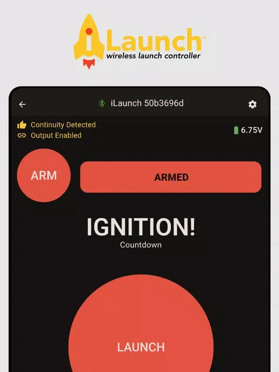 Screenshot di Aerotech iLaunch iPad 