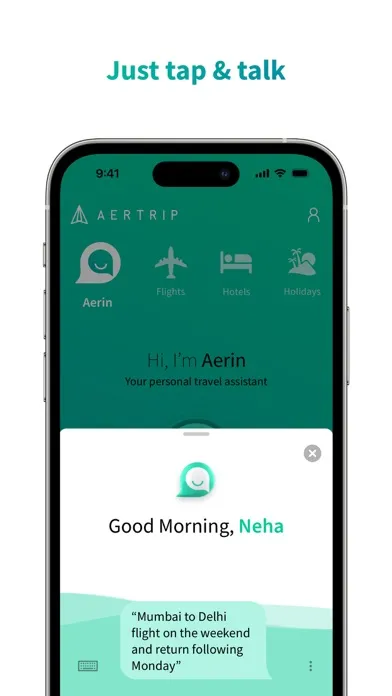 Tangkapan skrin Aertrip: Flight, Hotel Booking
