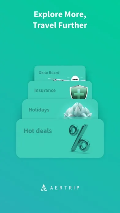 Tangkapan skrin Aertrip: Flight, Hotel Booking