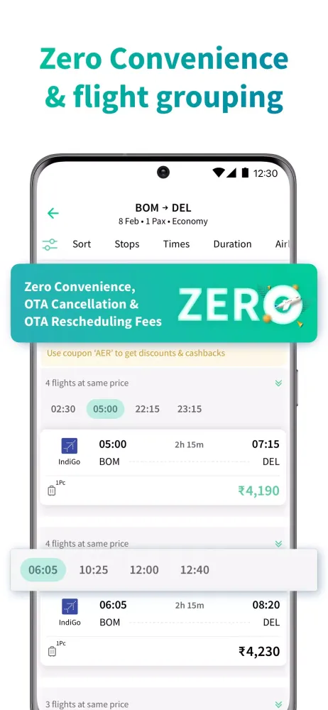 Aertrip Screenshots
