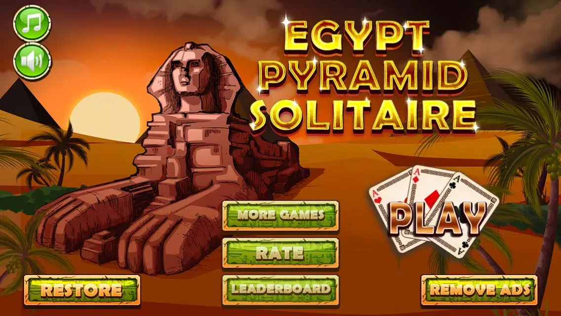 Ancient Egyptian Tri Tower Pyramid Solitaire应用截图