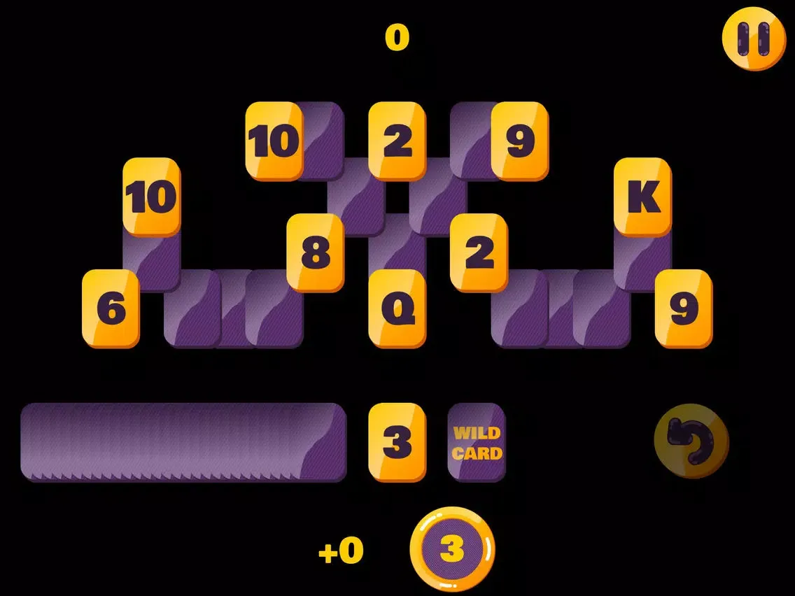 Tri Peaks Solitaire Variations: Golden Pyramids iPad  Screenshots
