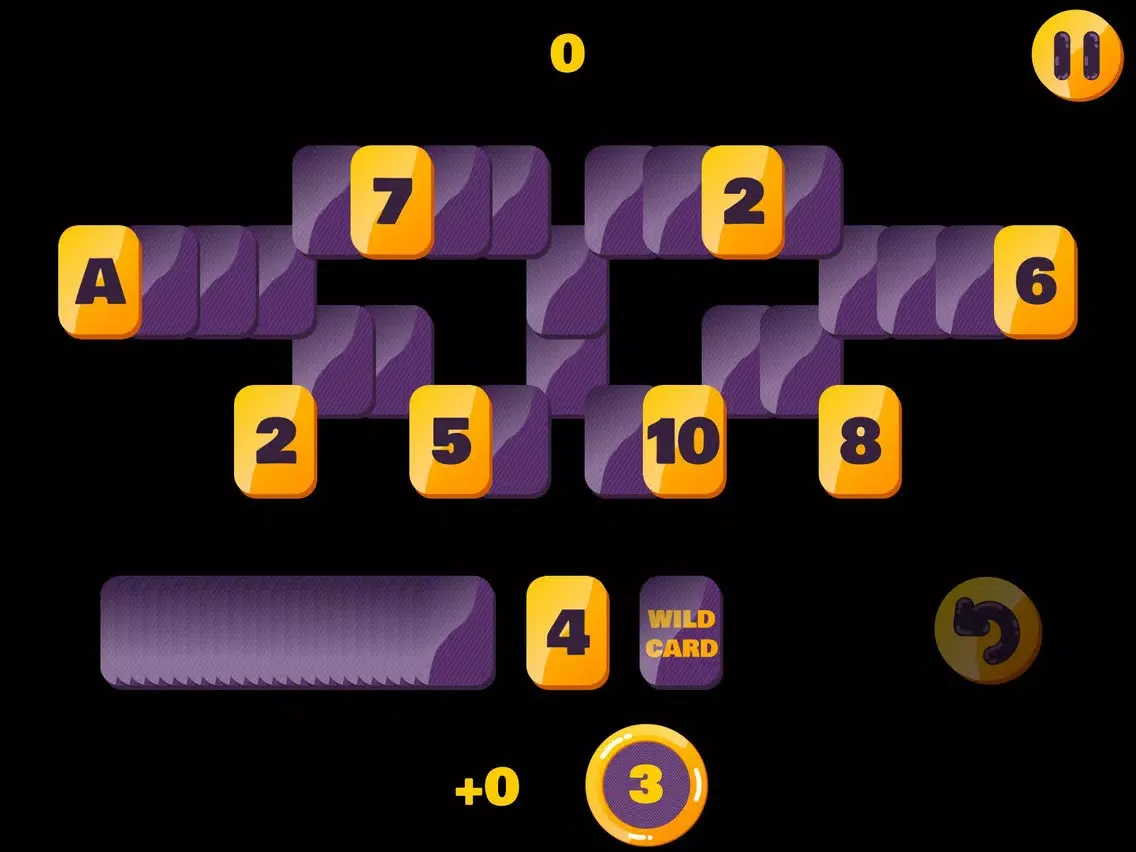 Tri Peaks Solitaire Variations: Golden Pyramids iPad  Screenshots