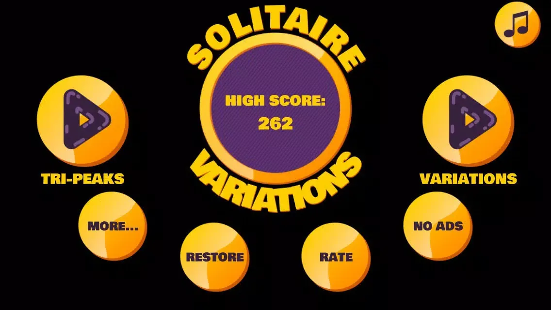 Tri Peaks Solitaire Variations: Golden Pyramids Screenshots