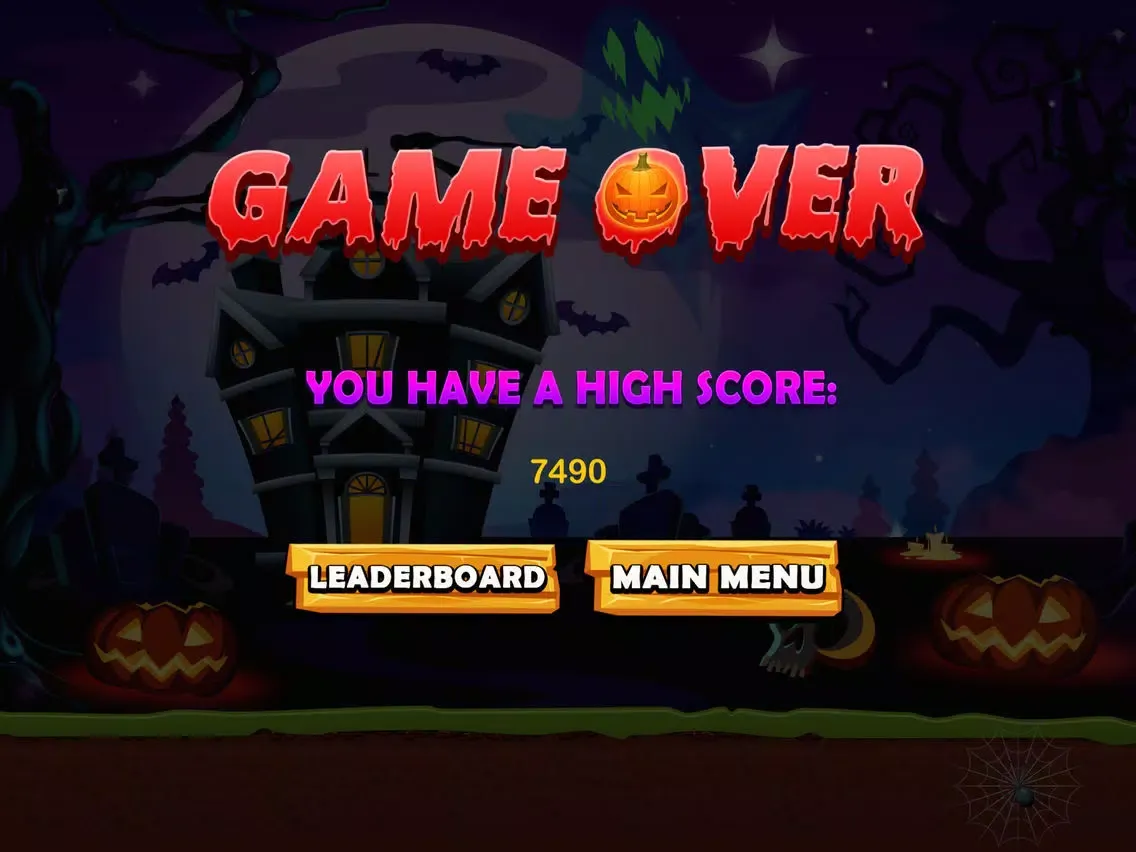 Ảnh chụp màn hình của Chilling Halloween Tri Tower Pyramid Solitaire iPad 