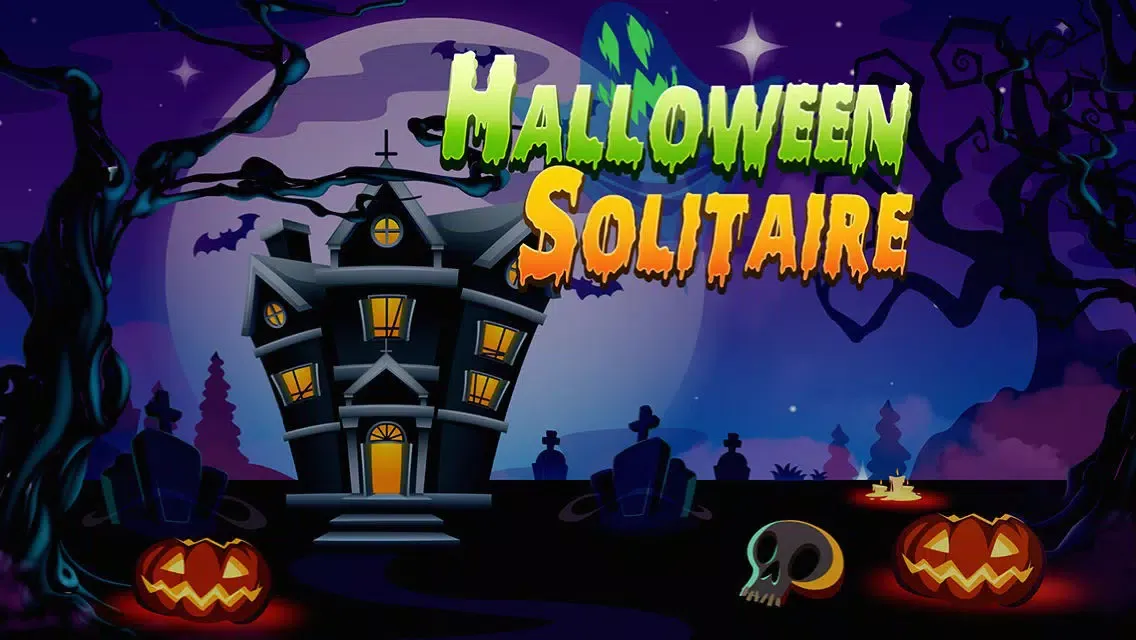 Ảnh chụp màn hình của Chilling Halloween Tri Tower Pyramid Solitaire