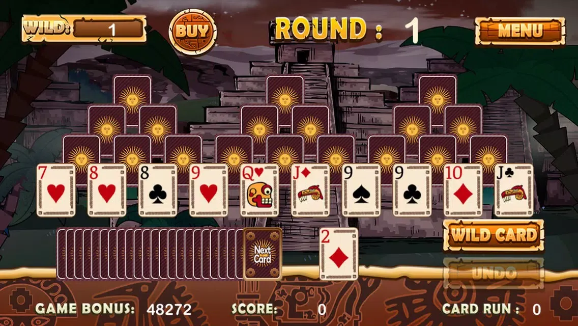 Capturas de pantalla de Ancient Inca Tri Tower Pyramid Solitaire