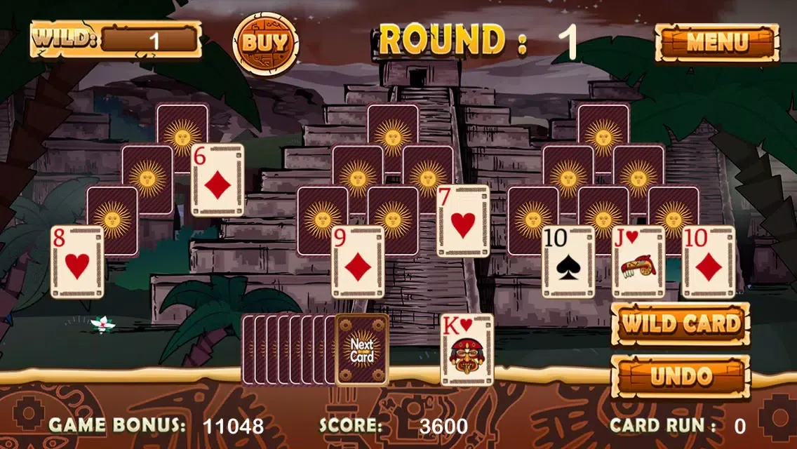 Capturas de pantalla de Ancient Inca Tri Tower Pyramid Solitaire