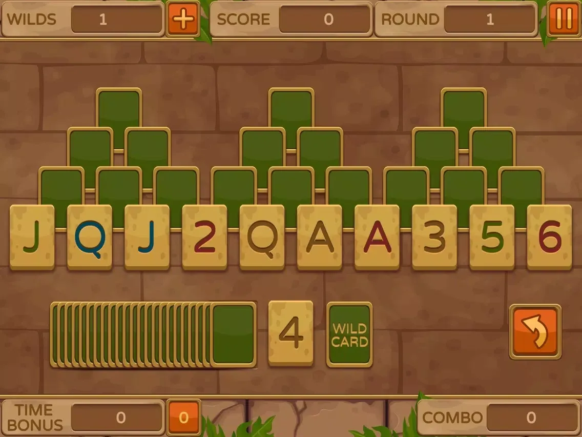 Captures d'écran de Ancient Jungle Treasures Triple Peak Pyramid Solitaire Variations iPad 