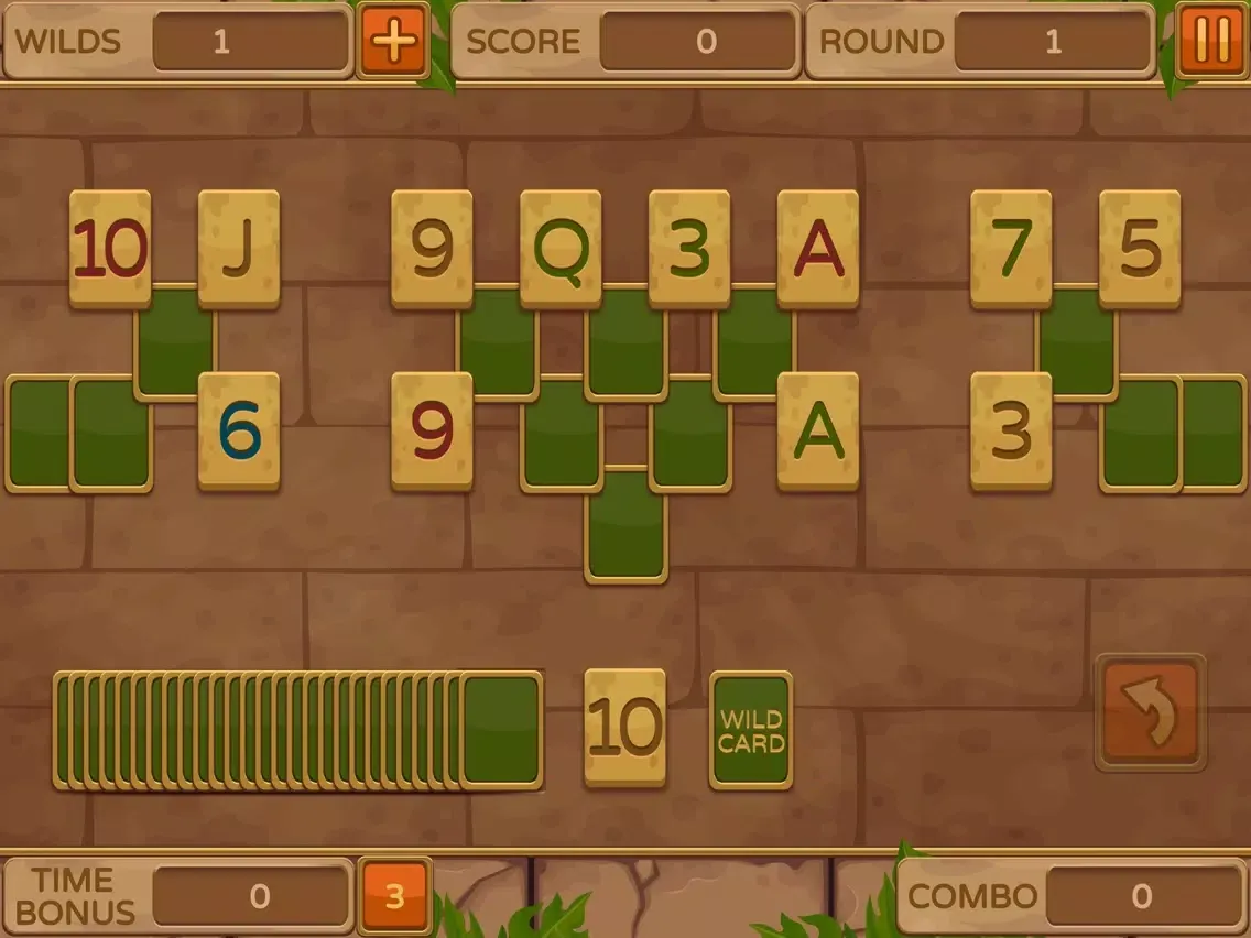 Captures d'écran de Ancient Jungle Treasures Triple Peak Pyramid Solitaire Variations iPad 