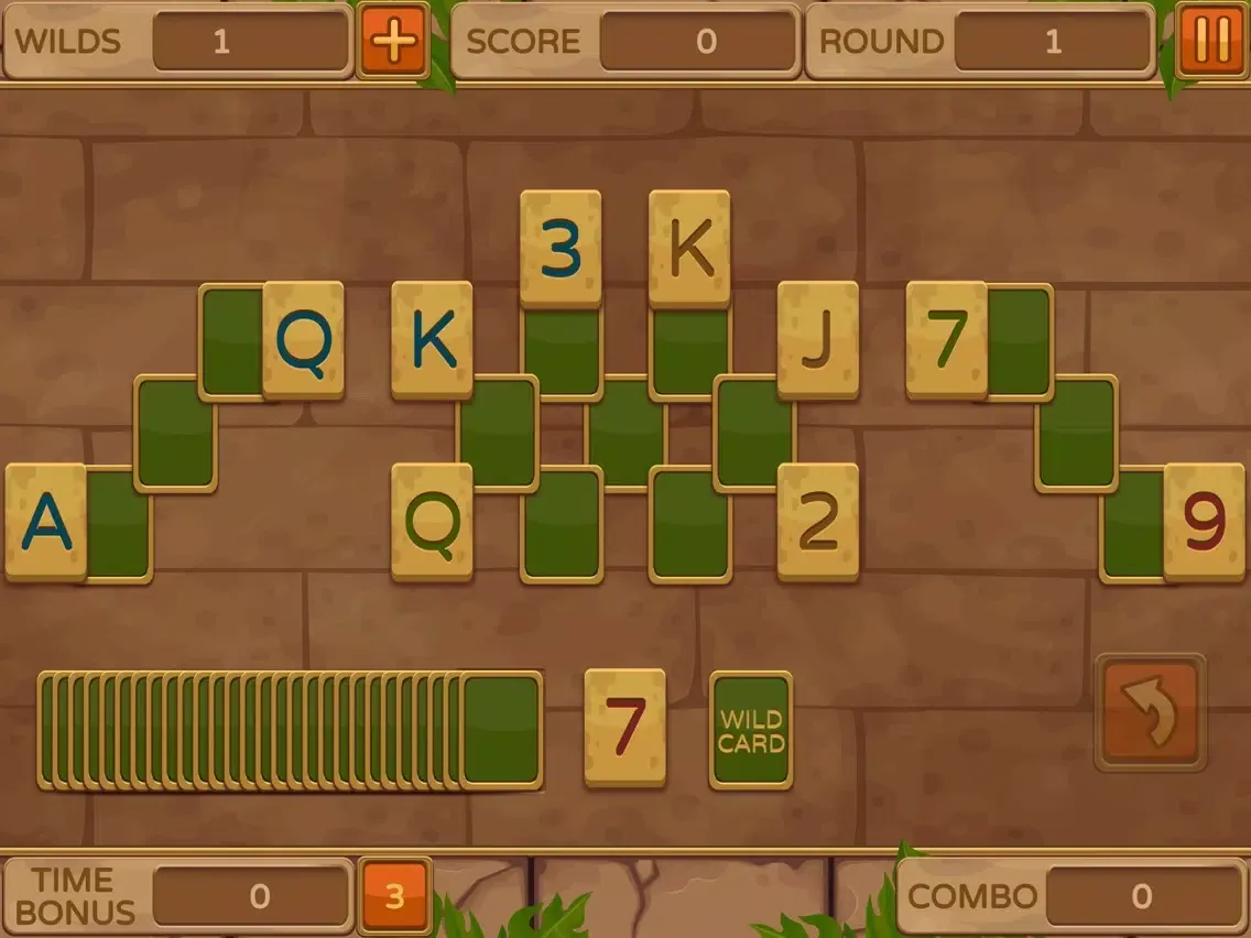 Captures d'écran de Ancient Jungle Treasures Triple Peak Pyramid Solitaire Variations iPad 
