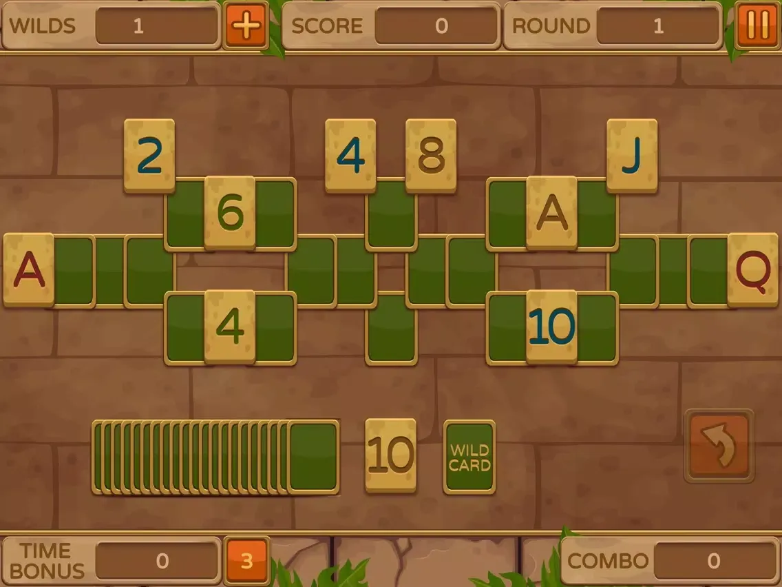 Captures d'écran de Ancient Jungle Treasures Triple Peak Pyramid Solitaire Variations iPad 