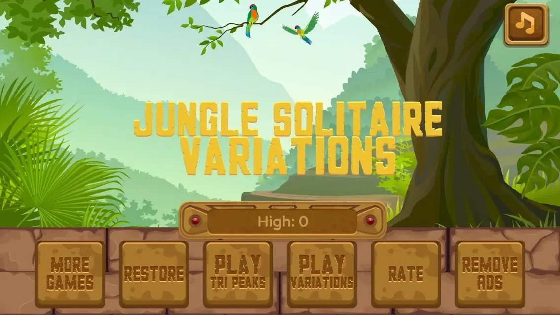 Captures d'écran de Ancient Jungle Treasures Triple Peak Pyramid Solitaire Variations