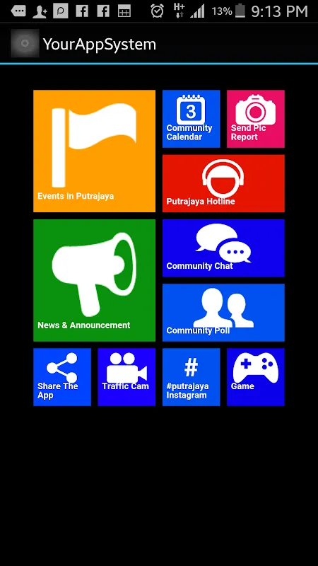 Putrajaya Malaysia Mobile Apps Screenshots