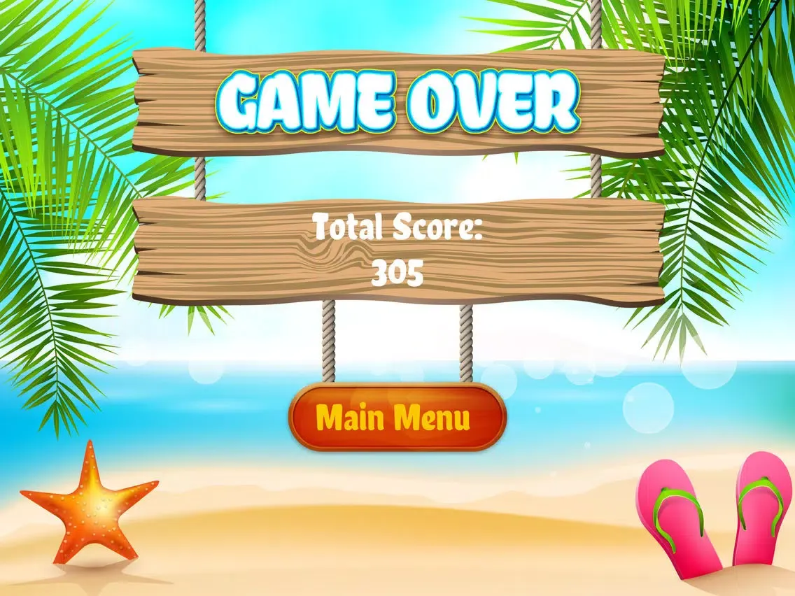 Summer Triple Peak Pyramid Solitaire iPad  स्क्रीनशॉट