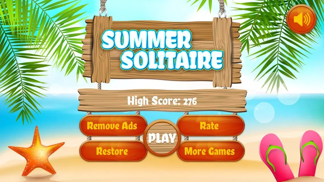 Summer Triple Peak Pyramid Solitaire स्क्रीनशॉट