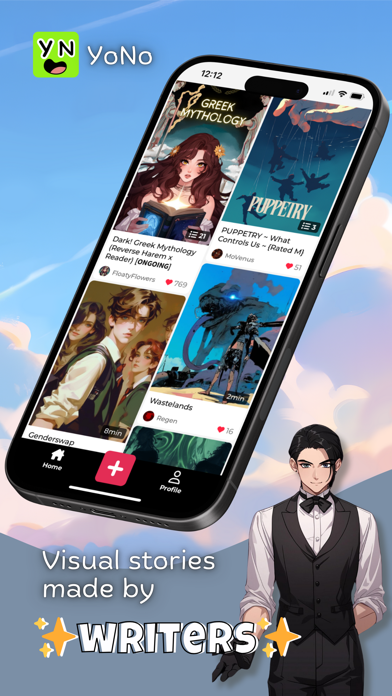 YoNo Y/N Visual Novel & Comics سکرین شاٹس