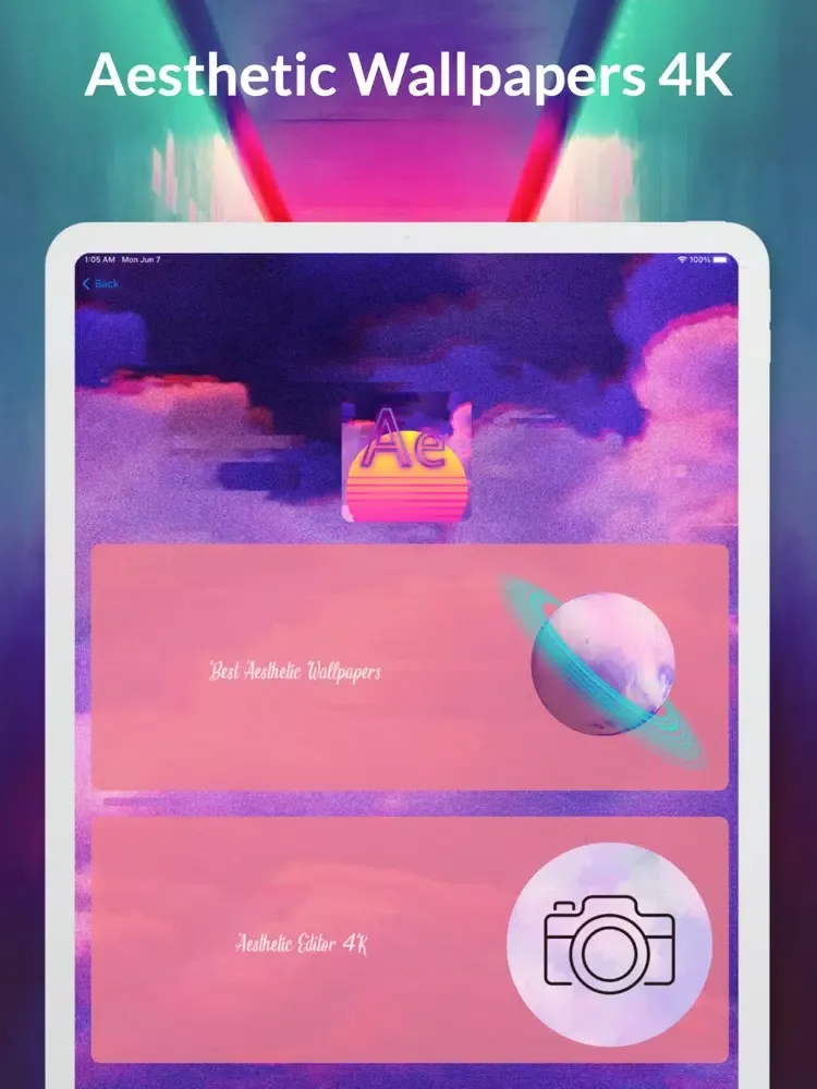 Capturas de tela do Aesthetic Dope - Wallpapers 4K iPad 