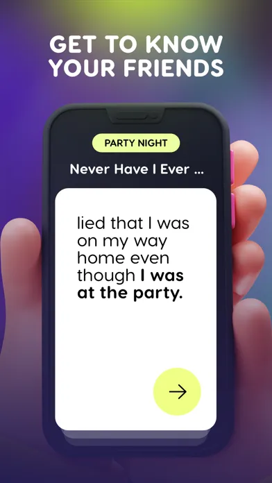 Screenshot di Never Have I Ever: Party