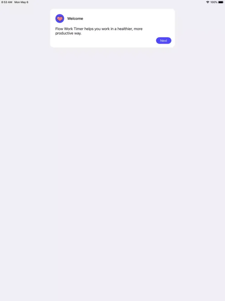 Capturas de pantalla de Flow Work Timer iPad