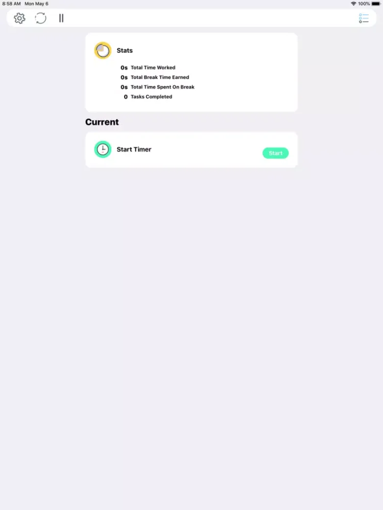 Capturas de pantalla de Flow Work Timer iPad