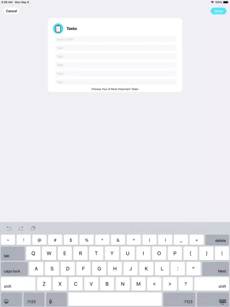 Capturas de pantalla de Flow Work Timer iPad
